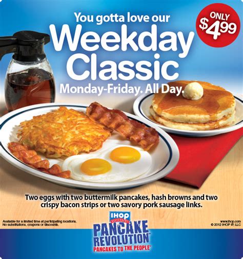 Takeout Lunch & Breakfast Specials in Tuscaloosa - 20% Off with IHOP20. For a limited time only, IHOP Tuscaloosa, AL is offering a 20% off deal on your first online order for takeout or delivery using IHOP20 at checkout. Place a carryout order and enjoy all of your IHOP favorites from the comfort of your home.